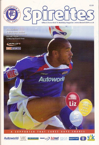 Chesterfield FC v West Ham United FC